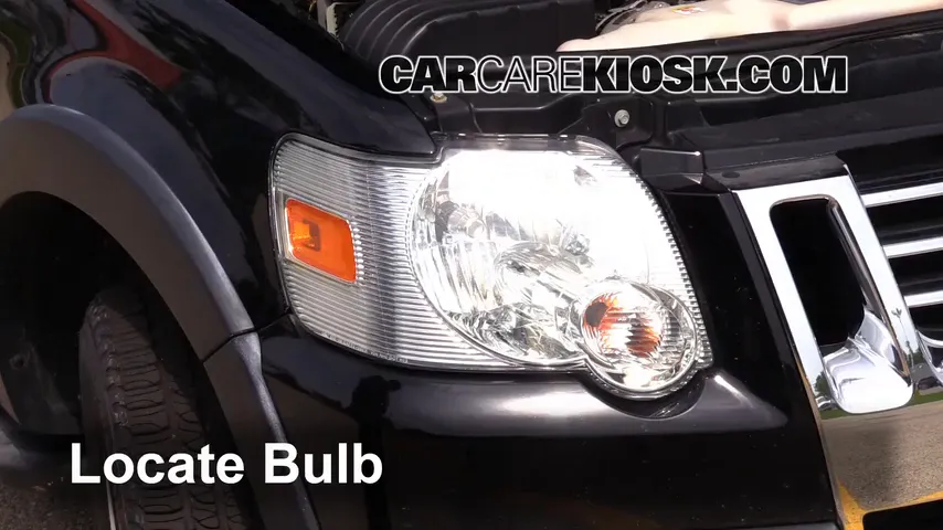 2008 Ford Explorer Sport Trac XLT 4.0L V6 Lights Turn Signal - Front (replace bulb)